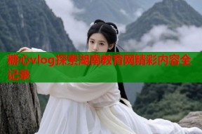 糖心vlog探索湖南教育网精彩内容全记录