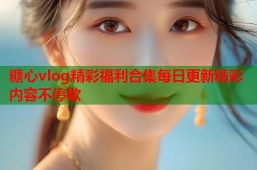 糖心vlog精彩福利合集每日更新精彩内容不停歇