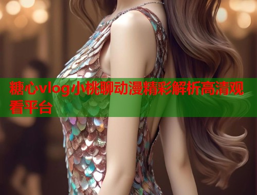 糖心vlog小桃聊动漫精彩解析高清观看平台  第1张