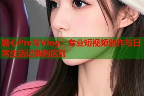 糖心Pro与Vlog：专业短视频创作与日常生活记录的区别