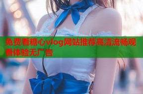 免费看糖心vlog网站推荐高清流畅观看体验无广告