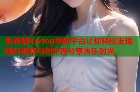 免费糖心vlog导航平台让你轻松发现精彩视频与创作者分享快乐时光