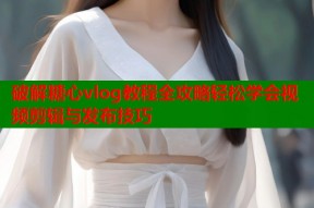 破解糖心vlog教程全攻略轻松学会视频剪辑与发布技巧