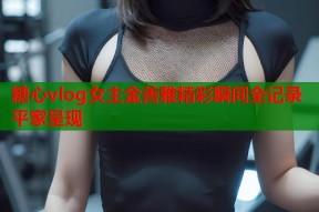 糖心vlog女主金善雅精彩瞬间全记录平家呈现