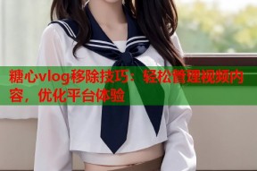 糖心vlog移除技巧：轻松管理视频内容，优化平台体验