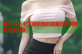 糖心vlog女主播驯鹿的温暖日常与精彩生活分享