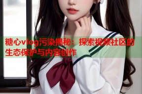 糖心vlog污染揭秘：探索视频社区的生态保护与内容创作