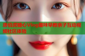 唐伯虎糖心Vlog趣味早教亲子互动视频社区体验