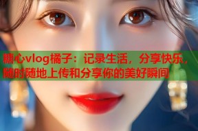 糖心vlog橘子：记录生活，分享快乐，随时随地上传和分享你的美好瞬间