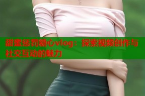 甜蜜惩罚糖心vlog：探索视频创作与社交互动的魅力
