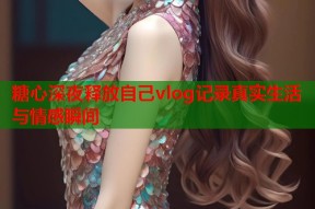 糖心深夜释放自己vlog记录真实生活与情感瞬间