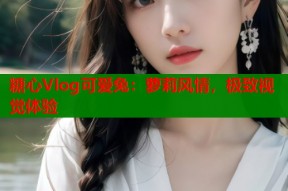 糖心Vlog可爱兔：萝莉风情，极致视觉体验