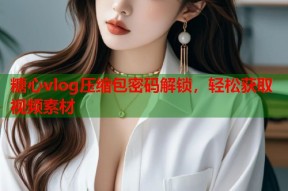 糖心vlog压缩包密码解锁，轻松获取视频素材