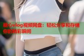 糖心vlog视频网盘：轻松分享和存储你的精彩瞬间