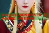 txvlog cog：智能视频日志工具，记录生活瞬间，分享创意灵感