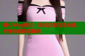 糖心Vlog粉红：轻松记录生活点滴，分享你的精彩瞬间