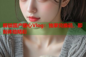 解锁国产糖心Vlog：独家兑换码，即刻体验精彩