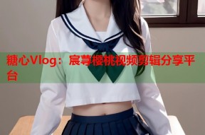 糖心Vlog：宸荨樱桃视频剪辑分享平台