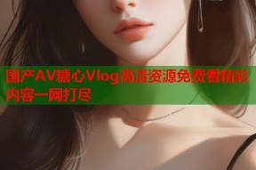 国产AV糖心Vlog高清资源免费看精彩内容一网打尽
