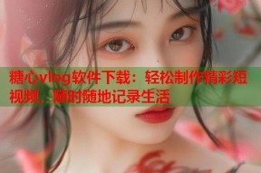 糖心vlog软件下载：轻松制作精彩短视频，随时随地记录生活