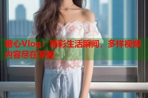 糖心Vlog：精彩生活瞬间，多样视频内容尽在掌握