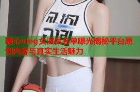 糖心vlog女演员名单曝光揭秘平台原创内容与真实生活魅力