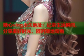 糖心vlog永久地址：记录生活瞬间，分享美好时光，随时随地观看