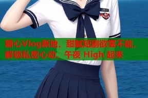 糖心Vlog新地，甜腻短剧欲罢不能，解锁私密心动，午夜 High 起来