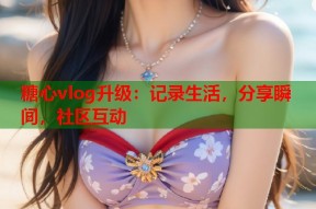 糖心vlog升级：记录生活，分享瞬间，社区互动