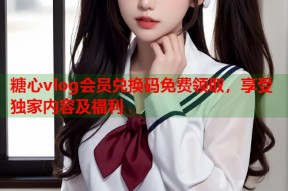 糖心vlog会员兑换码免费领取，享受独家内容及福利