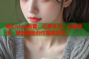 糖心vlog新晋：记录生活，分享快乐，随时随地创作视频日志