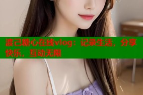 渡己糖心在线vlog：记录生活，分享快乐，互动无限