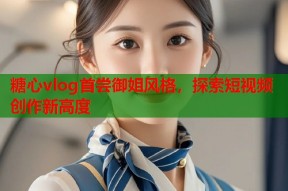 糖心vlog首尝御姐风格，探索短视频创作新高度