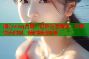 糖心vlog合集：记录生活瞬间，分享快乐时刻，随时随地观看