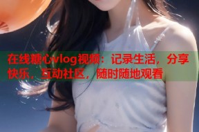 在线糖心vlog视频：记录生活，分享快乐，互动社区，随时随地观看