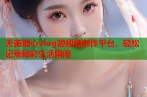 天美糖心vlog短视频创作平台，轻松记录精彩生活瞬间