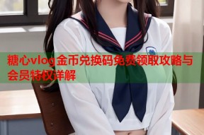糖心vlog金币兑换码免费领取攻略与会员特权详解