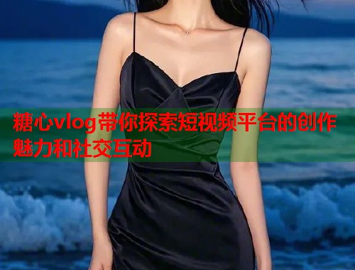 糖心vlog带你探索短视频平台的创作魅力和社交互动  第1张
