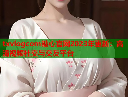 txvlogcom糖心官网2023年更新：高清视频社交与交友平台  第1张
