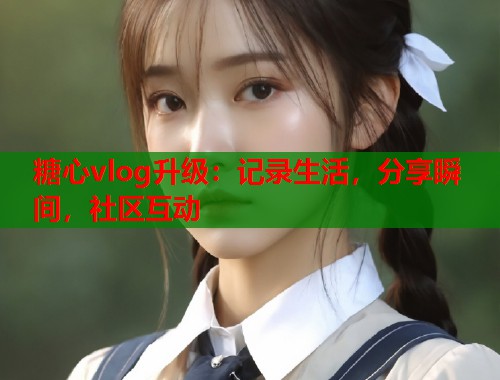 糖心vlog升级：记录生活，分享瞬间，社区互动  第2张