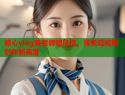 糖心vlog首尝御姐风格，探索短视频创作新高度  第1张