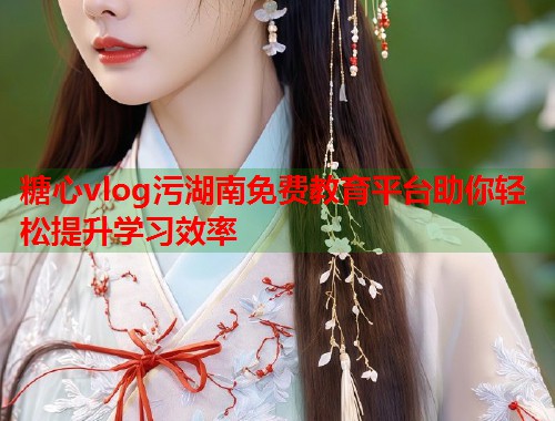糖心vlog污湖南免费教育平台助你轻松提升学习效率  第1张