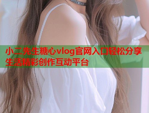 小二先生糖心vlog官网入口轻松分享生活精彩创作互动平台  第1张