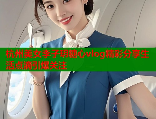 杭州美女李子玥糖心vlog精彩分享生活点滴引爆关注  第1张