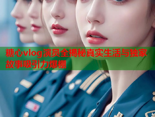 糖心vlog演员全揭秘真实生活与独家故事吸引力爆棚  第1张