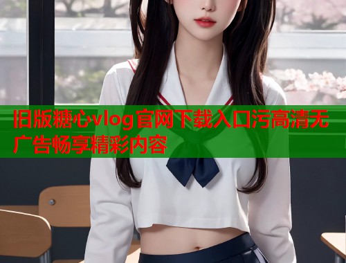 旧版糖心vlog官网下载入口污高清无广告畅享精彩内容  第1张