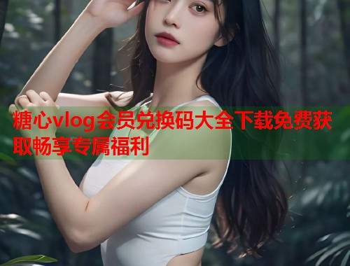 糖心vlog会员兑换码大全下载免费获取畅享专属福利  第1张
