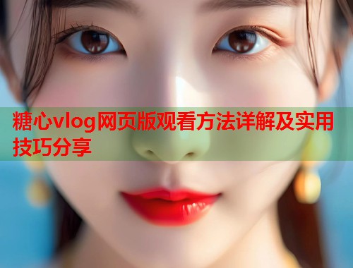 糖心vlog网页版观看方法详解及实用技巧分享  第1张